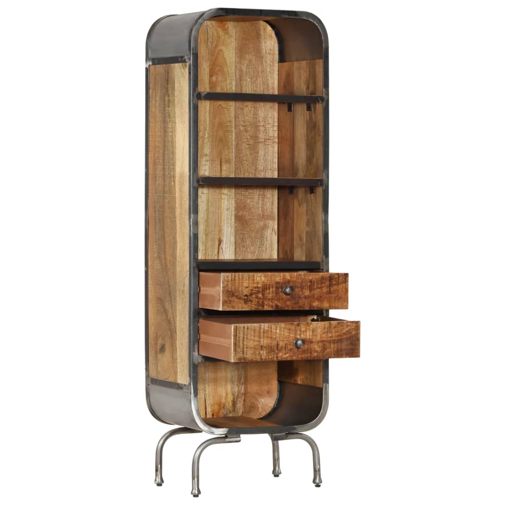 Highboard 40x30x126 cm Solid Wood Mango