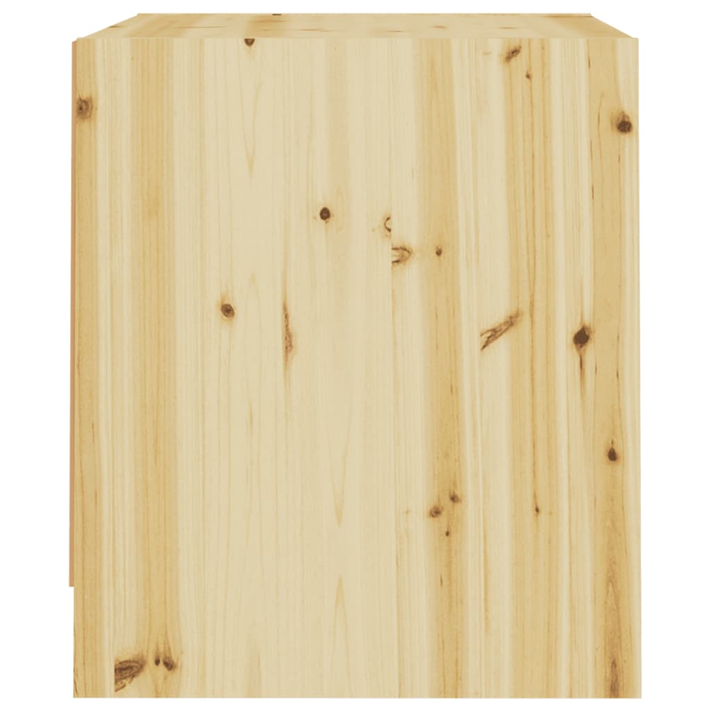 Bedside Cabinet 40x30.5x35.5 cm Solid Firwood