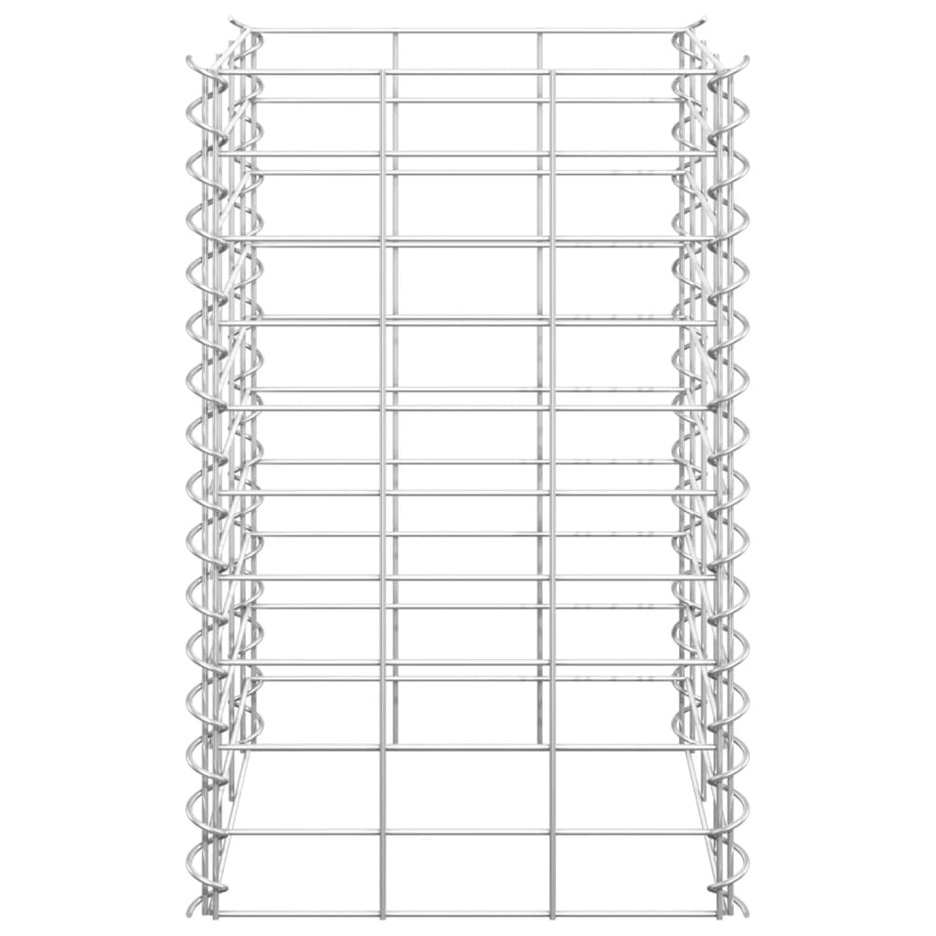 Gabion Raised Beds 3 pcs 30x30x50 cm Iron