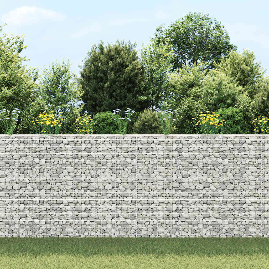 Gabion Raised Beds 3 pcs 30x30x150 cm Iron