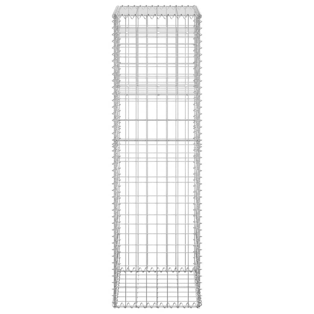 Gabion Basket Post 40x40x140 cm Iron