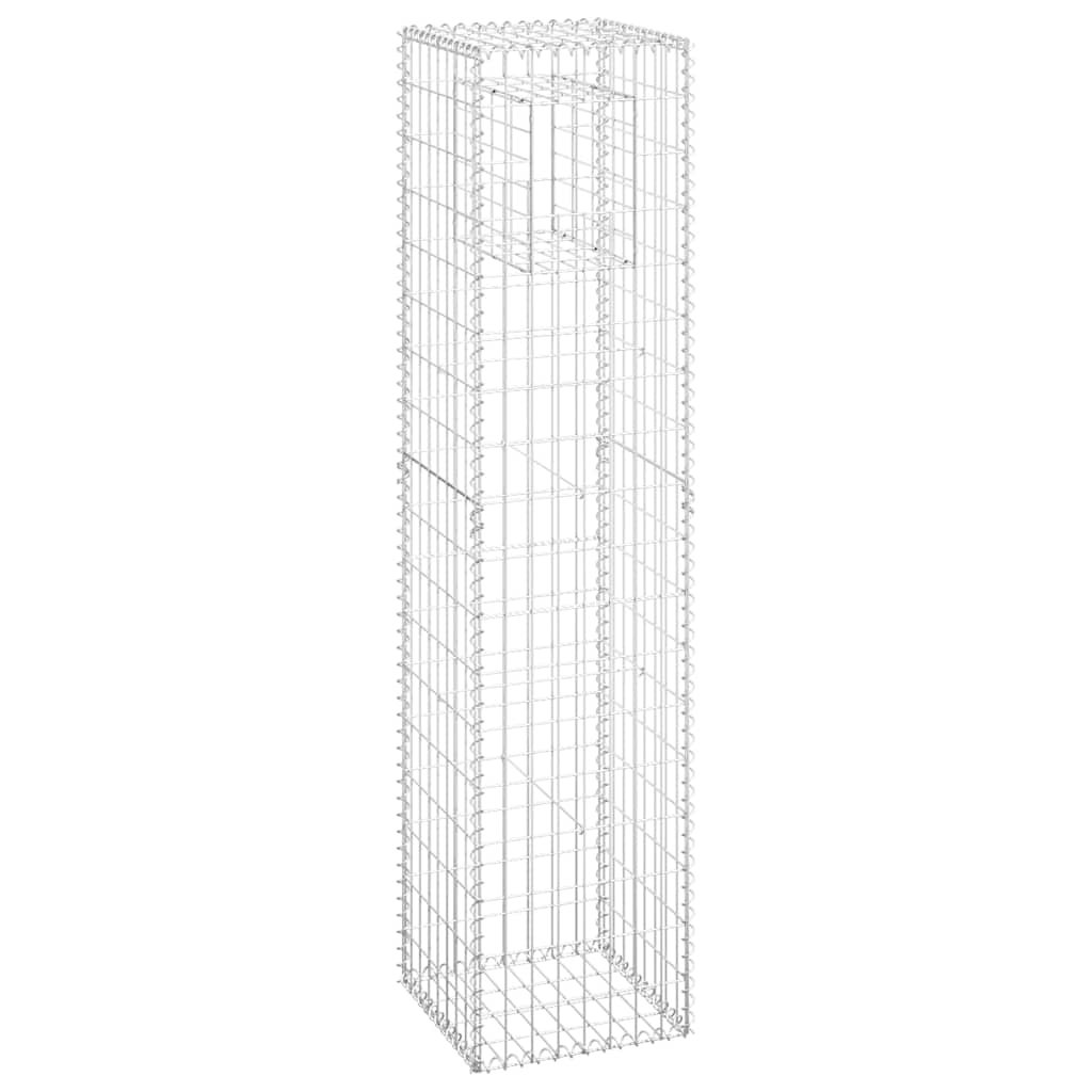 Gabion Basket Post 40x40x180 cm Iron