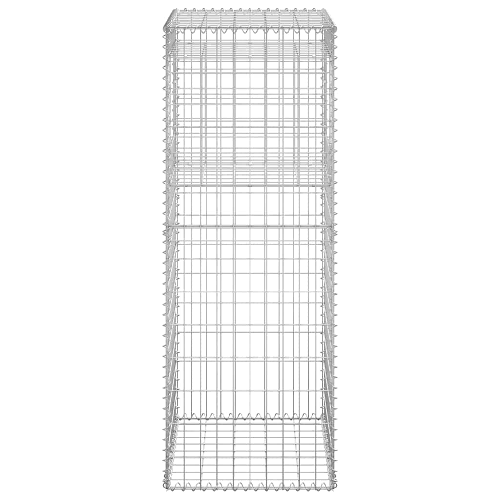 Gabion Basket Post 50x50x140 cm Iron