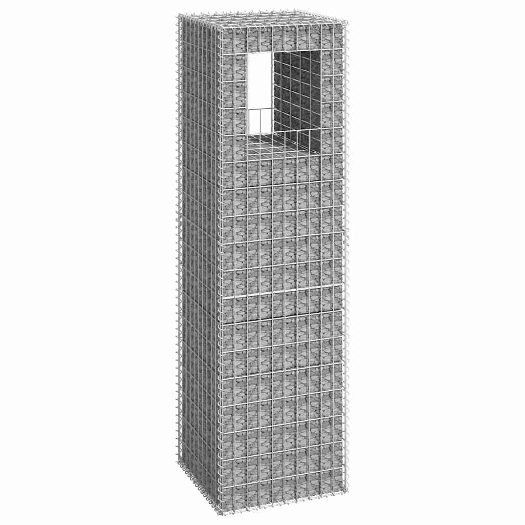 Gabion Basket Post 50x50x180 cm Iron