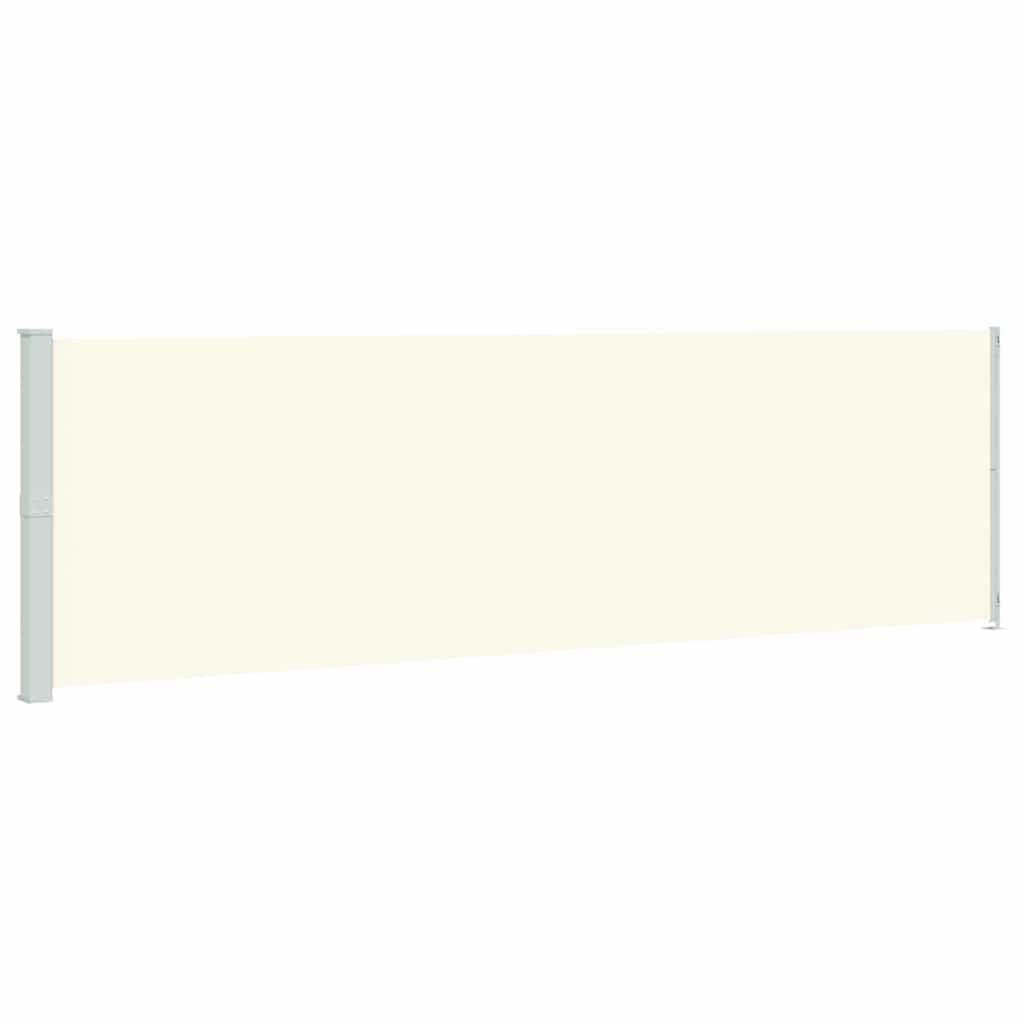 Patio Retractable Side Awning 180x600 cm Cream