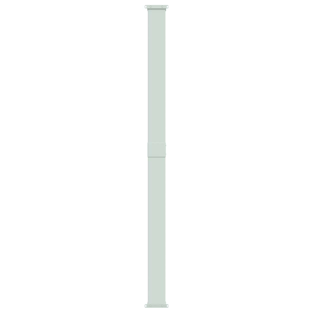 Patio Retractable Side Awning 220x614 cm Black