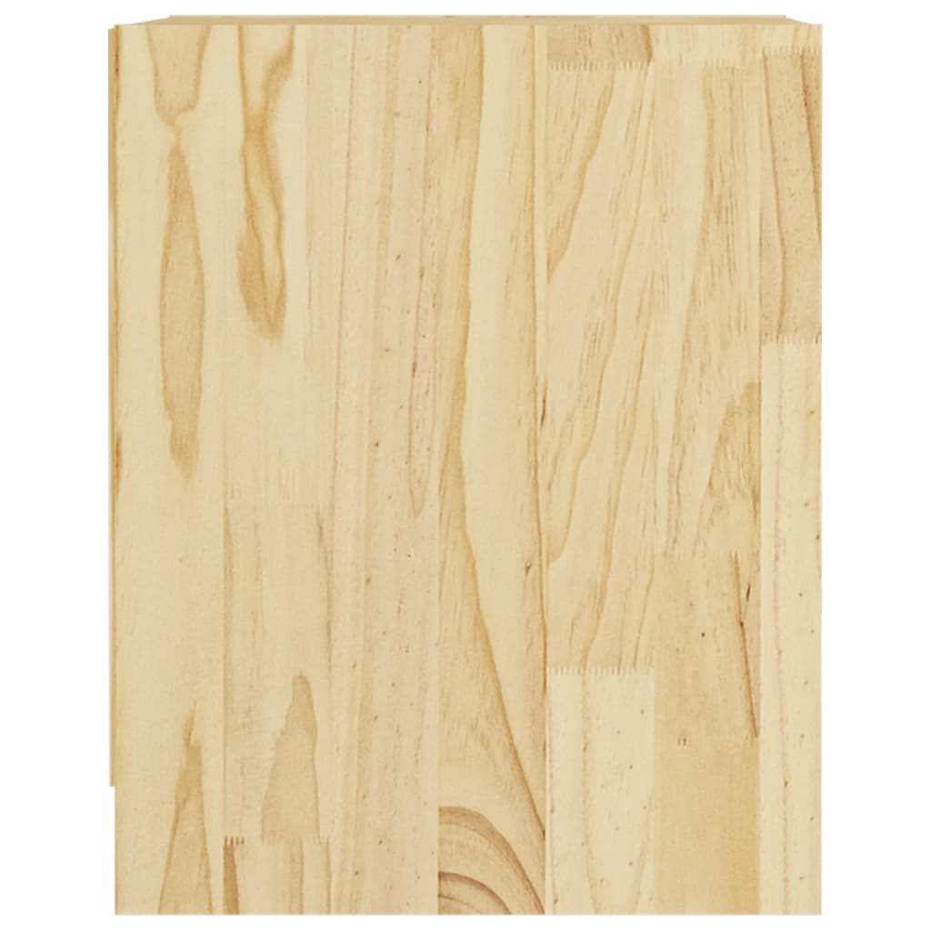Bedside Cabinet 35.5x33.5x41.5 cm Solid Pinewood