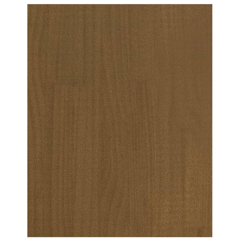 TV Cabinet Honey Brown 70x33x42 cm Solid Pinewood