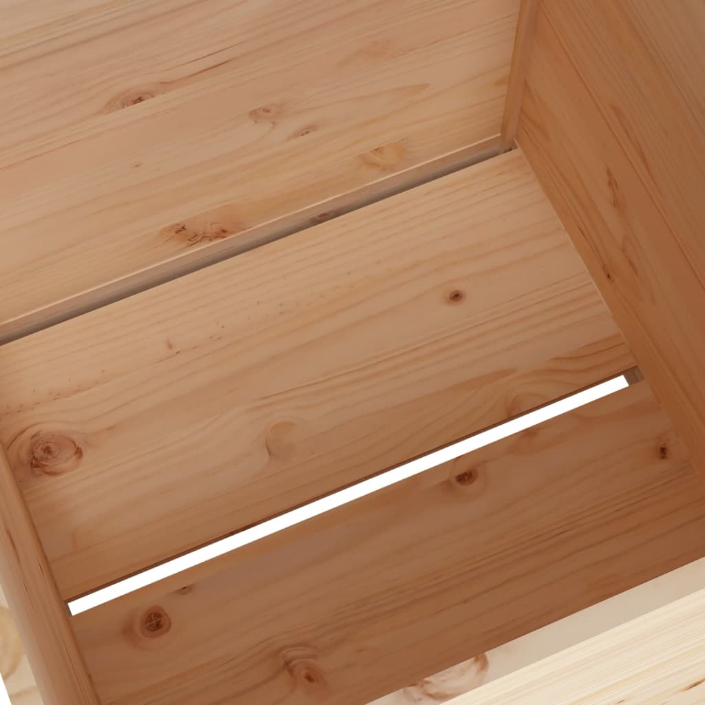 Garden Planter 70x70x70 cm Solid Pinewood