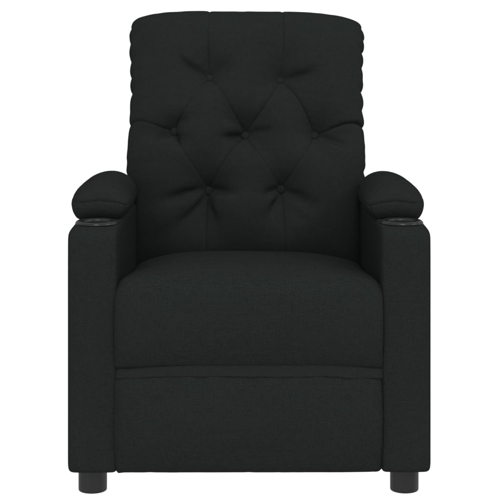 Stand up Massage Chair Black Fabric