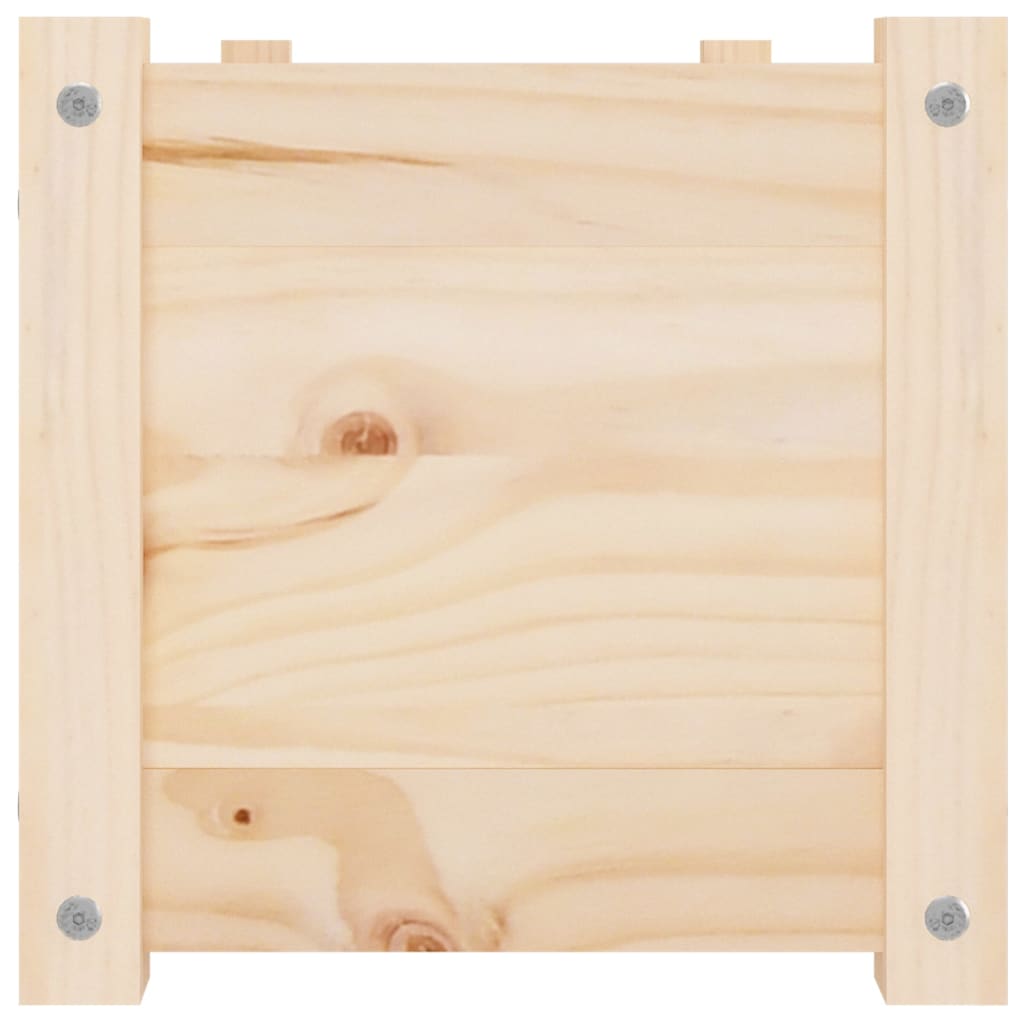 Garden Planters 2 pcs 100x31x31 cm Solid Pinewood