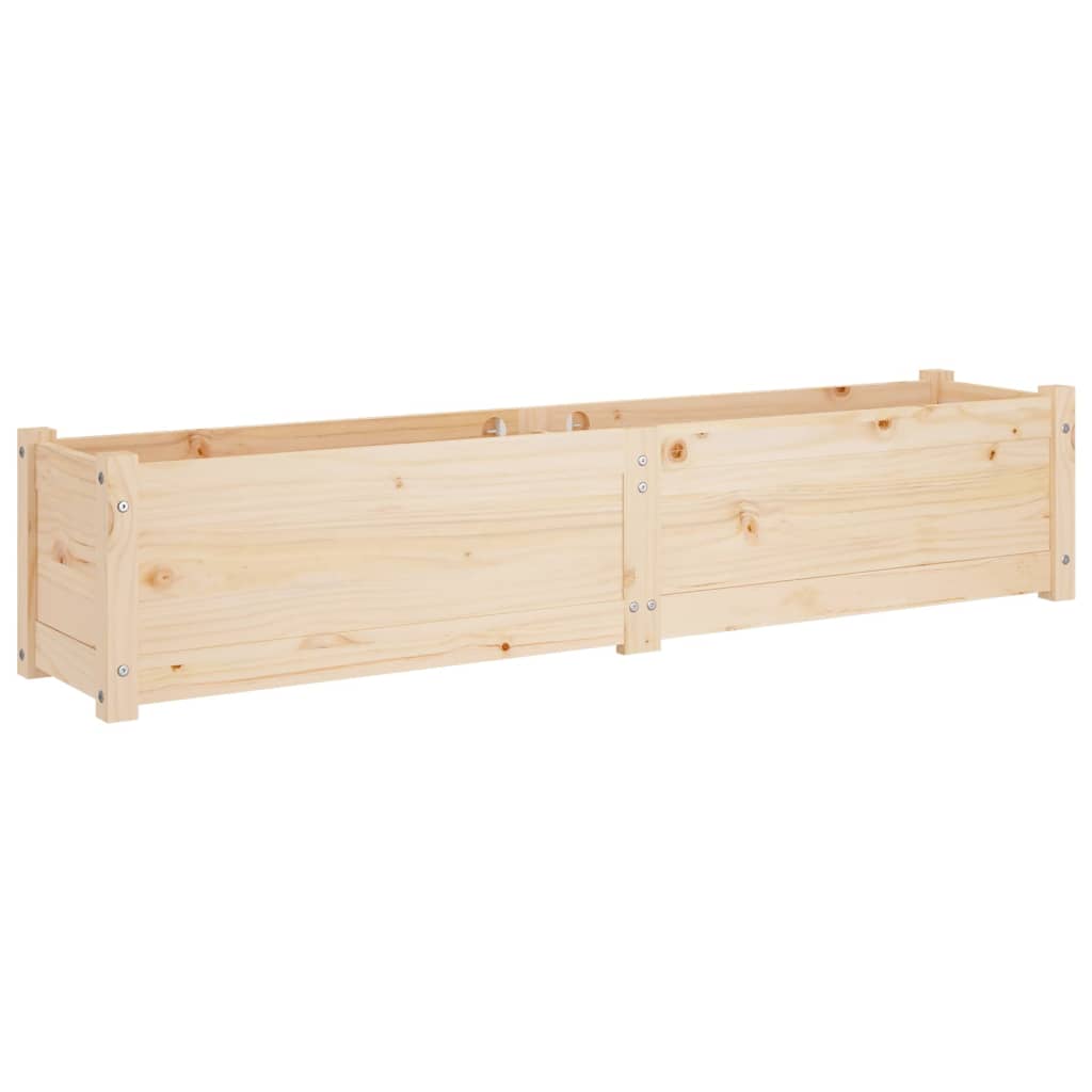 Garden Raised Bed 150x31x31 cm Solid Pinewood