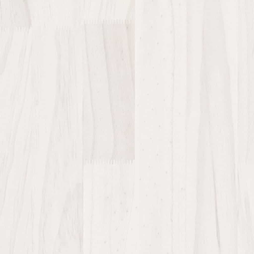 Garden Raised Bed White 150x31x31 cm Solid Pinewood