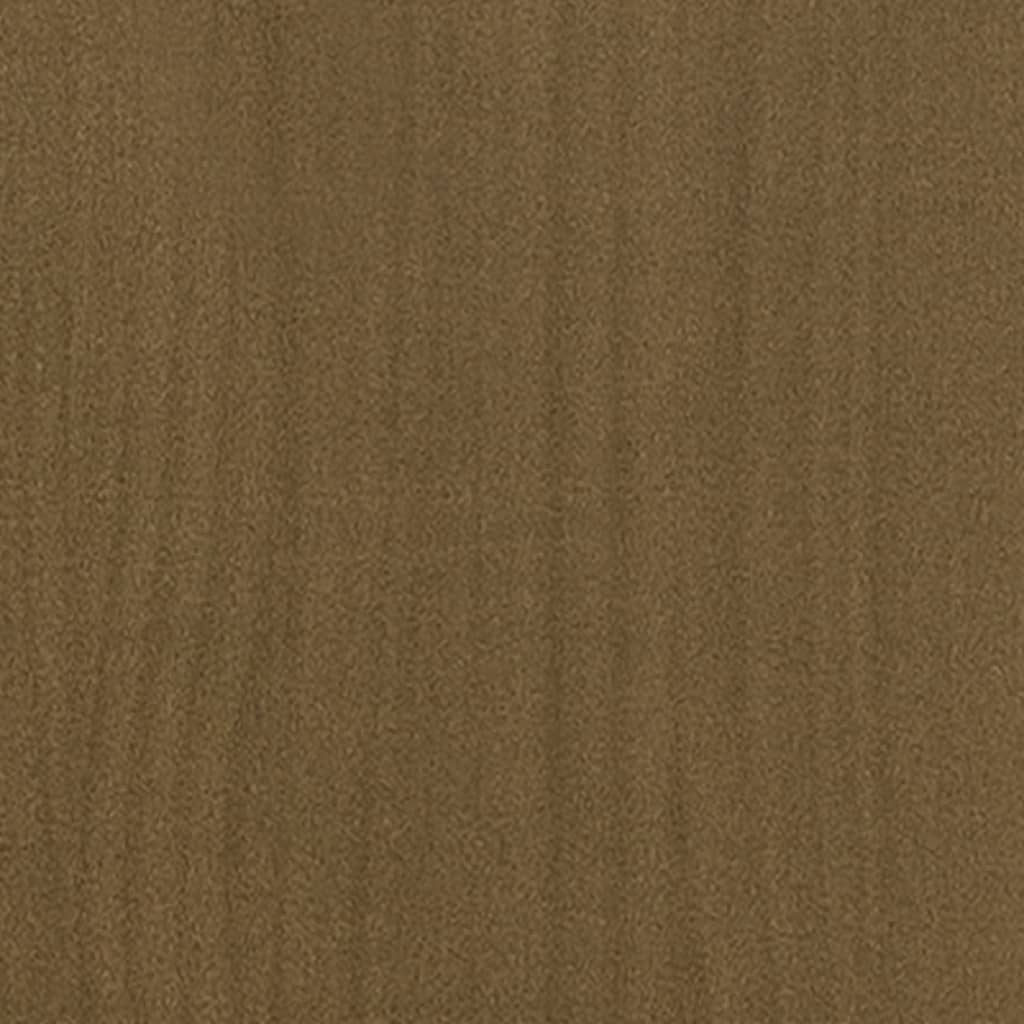 Garden Planter Honey Brown 40x40x70 cm Solid Pinewood