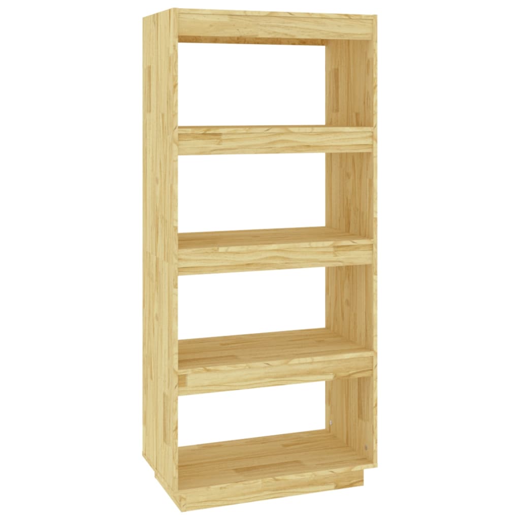 Book Cabinet/Room Divider 60x35x135 cm Solid Pinewood