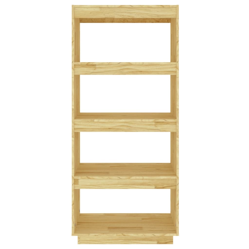 Book Cabinet/Room Divider 60x35x135 cm Solid Pinewood
