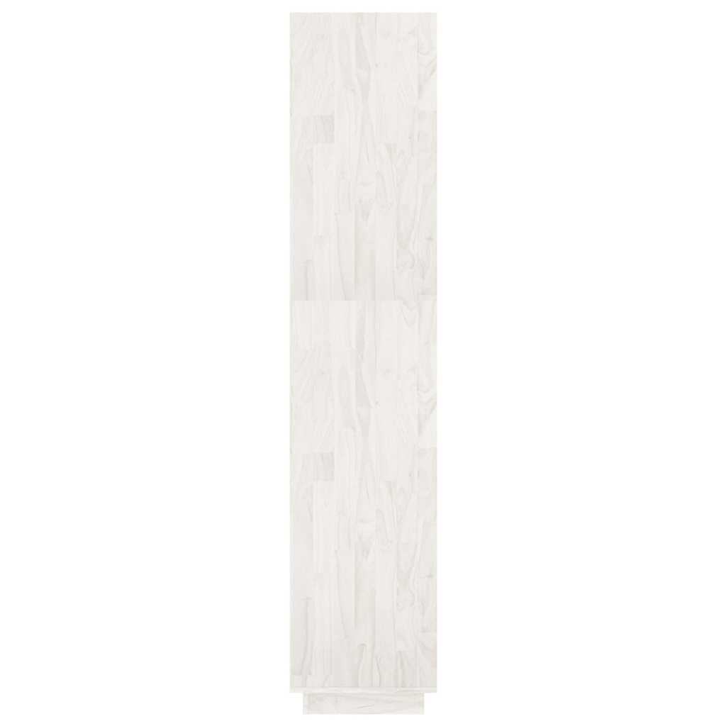 Book Cabinet/Room Divider White 80x35x167 cm Solid Pinewood