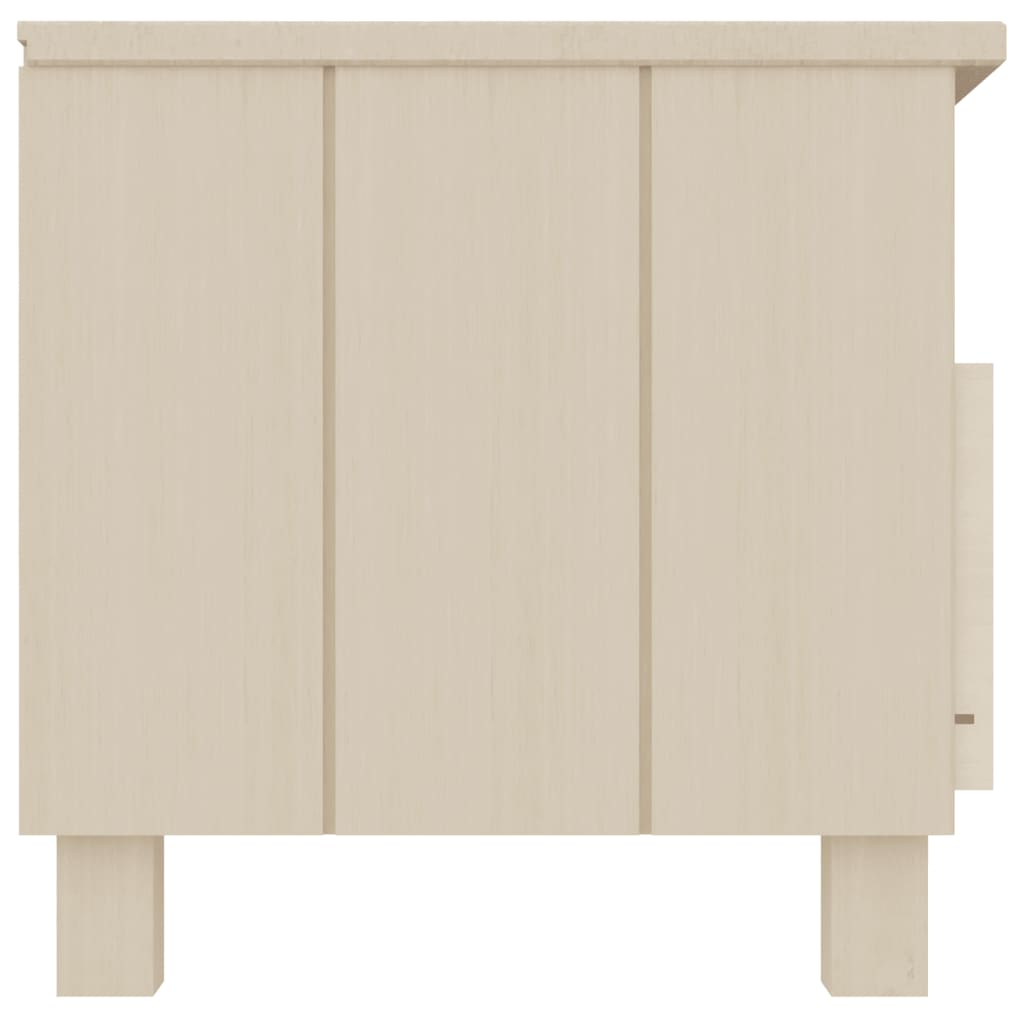 TV Cabinet "HAMAR" Honey Brown 106x40x40 cm Solid Wood Pine