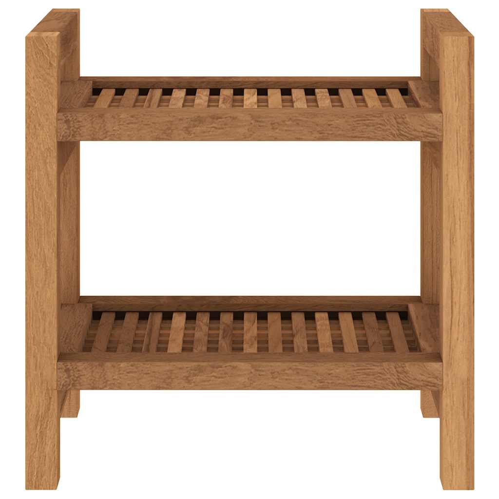 Bathroom Side Table 45x30x45 cm Solid Wood Teak
