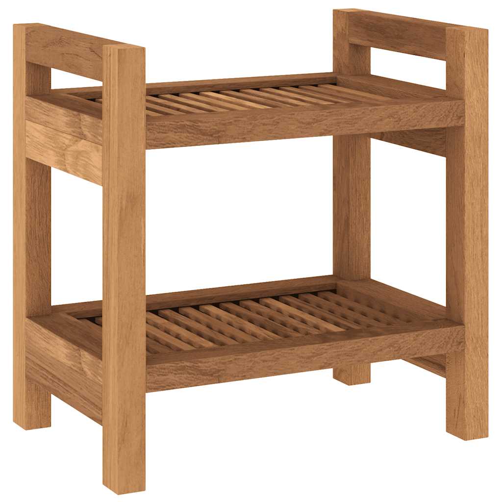 Bathroom Side Table 45x30x45 cm Solid Wood Teak