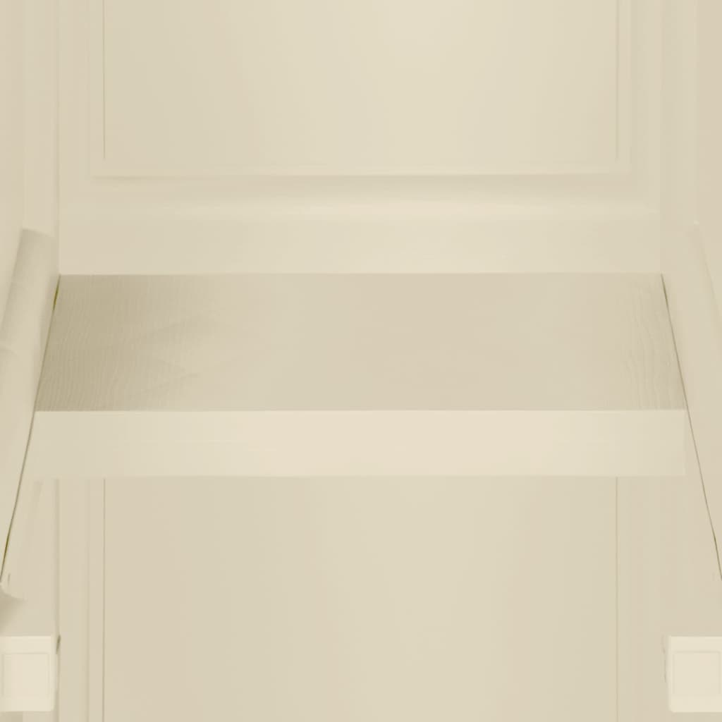 Plastic Cabinet 40x43x164 cm Wood Design Angora White