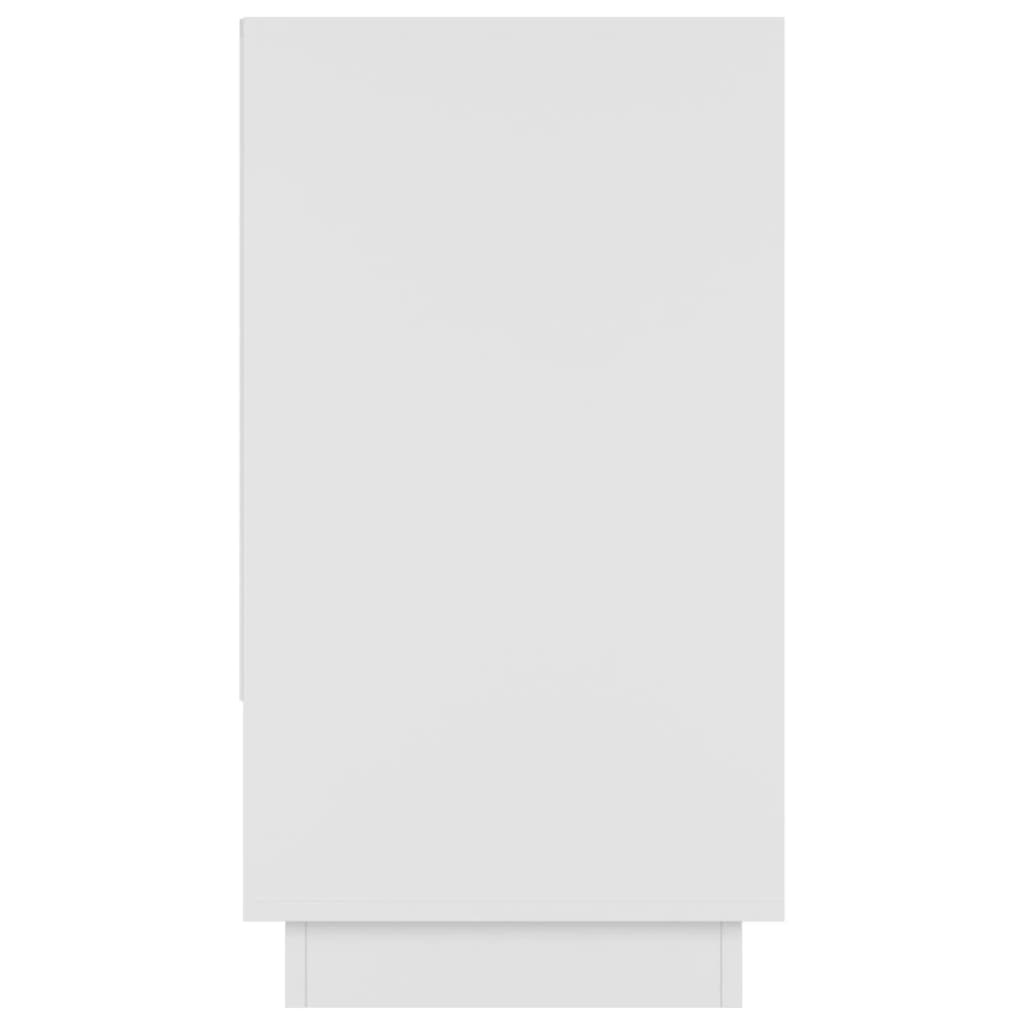 Sideboard High Gloss White 70x41x75 cm Engineered Wood