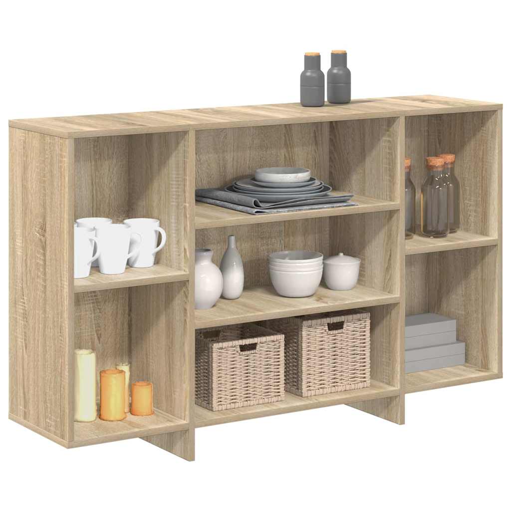 Sideboard Sonoma Oak 120x30x75 cm Engineered Wood