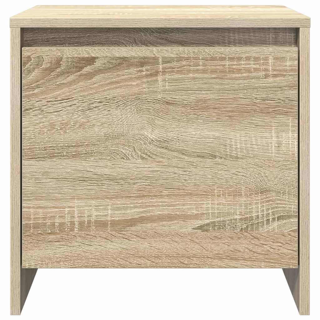 Bedside Cabinet Sonoma Oak 45x34x44.5 cm Engineered Wood