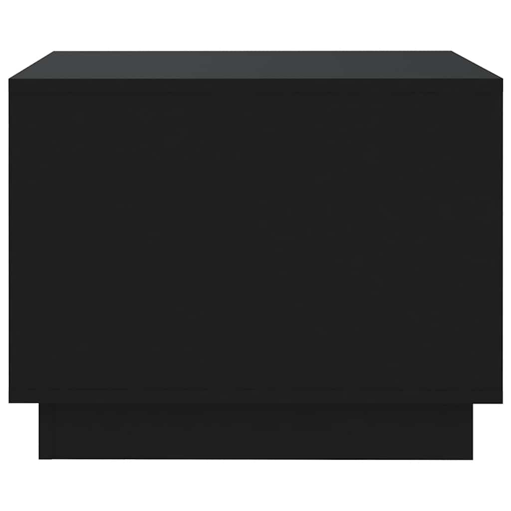 Coffee Table Black 55x55x43 cm Engineered Wood