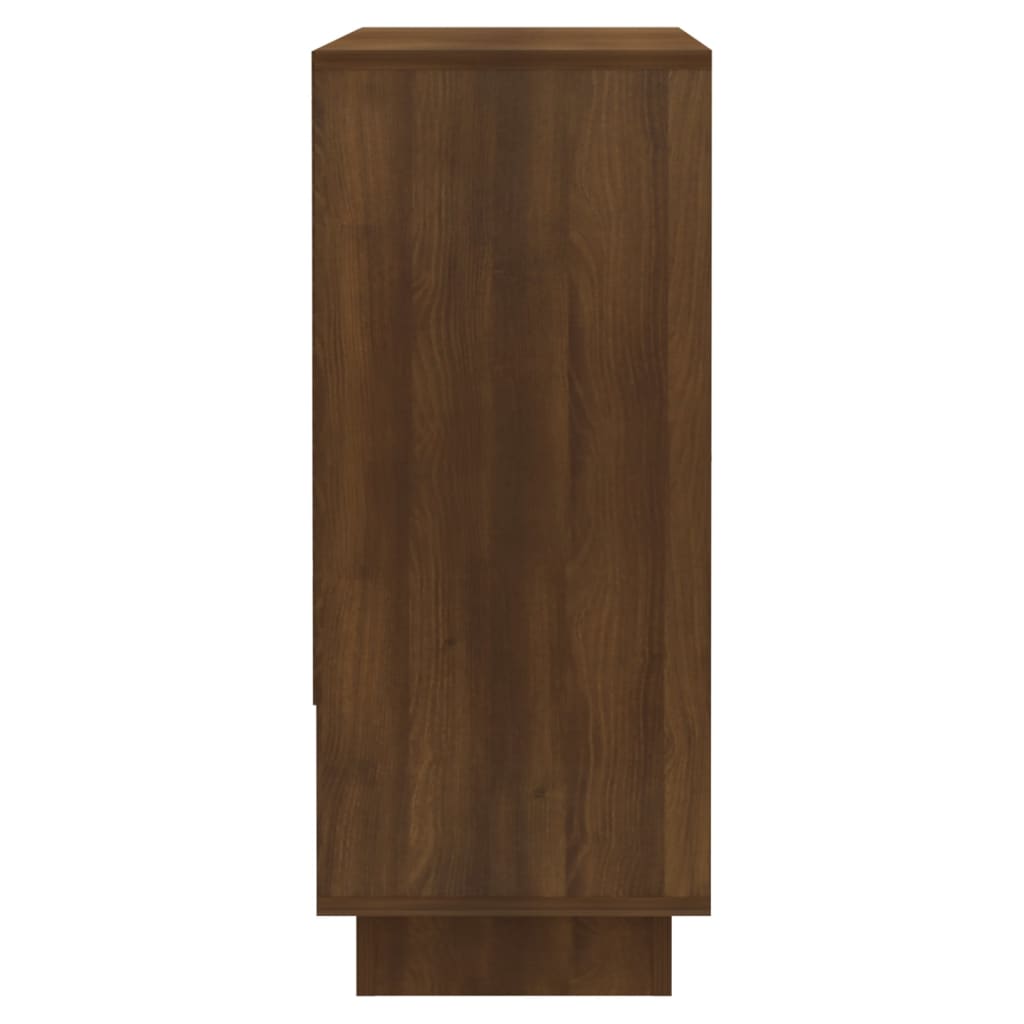 Sideboard Brown Oak 97x31x75 cm Engineered Wood