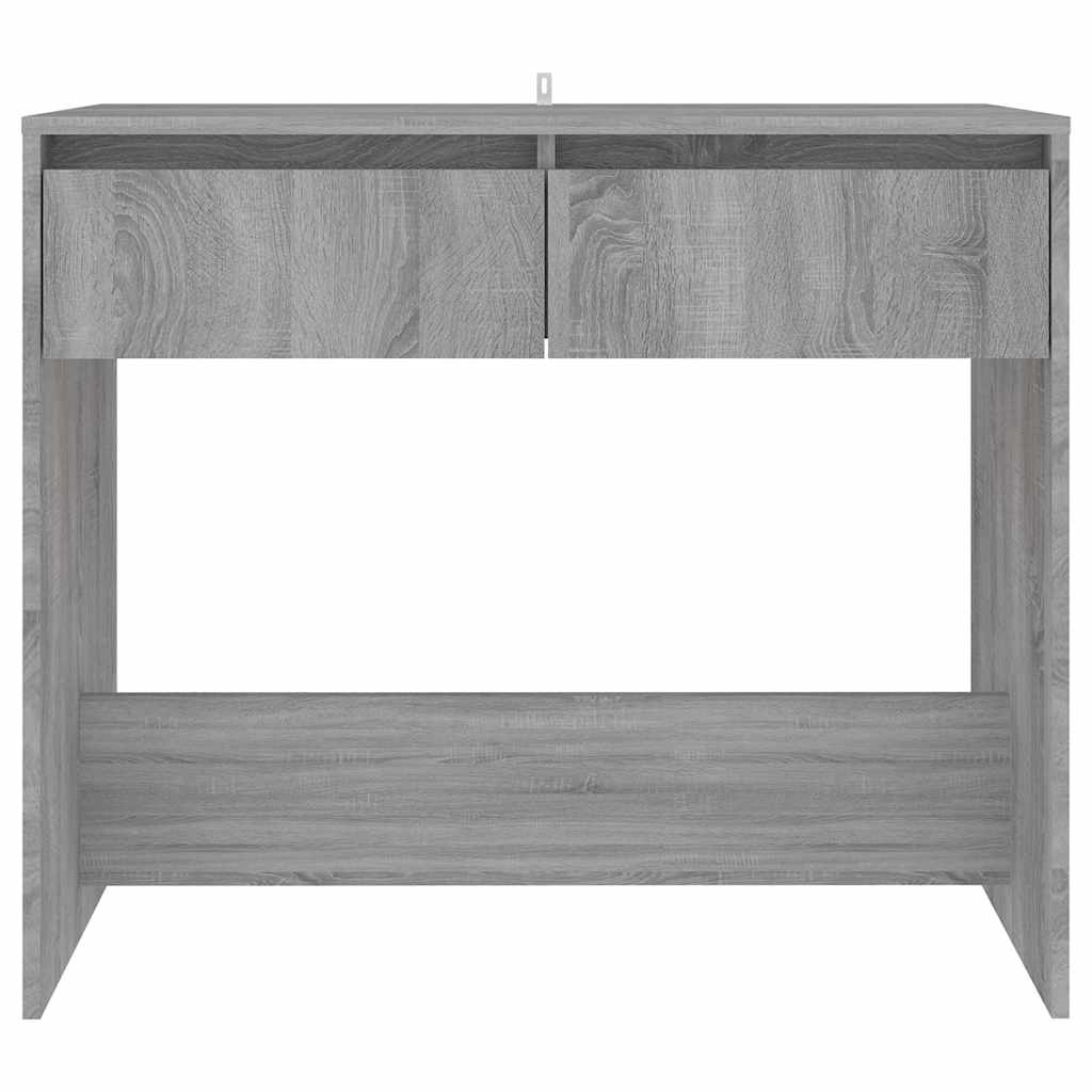 Console Table Grey Sonoma 89x41x76.5 cm Engineered Wood