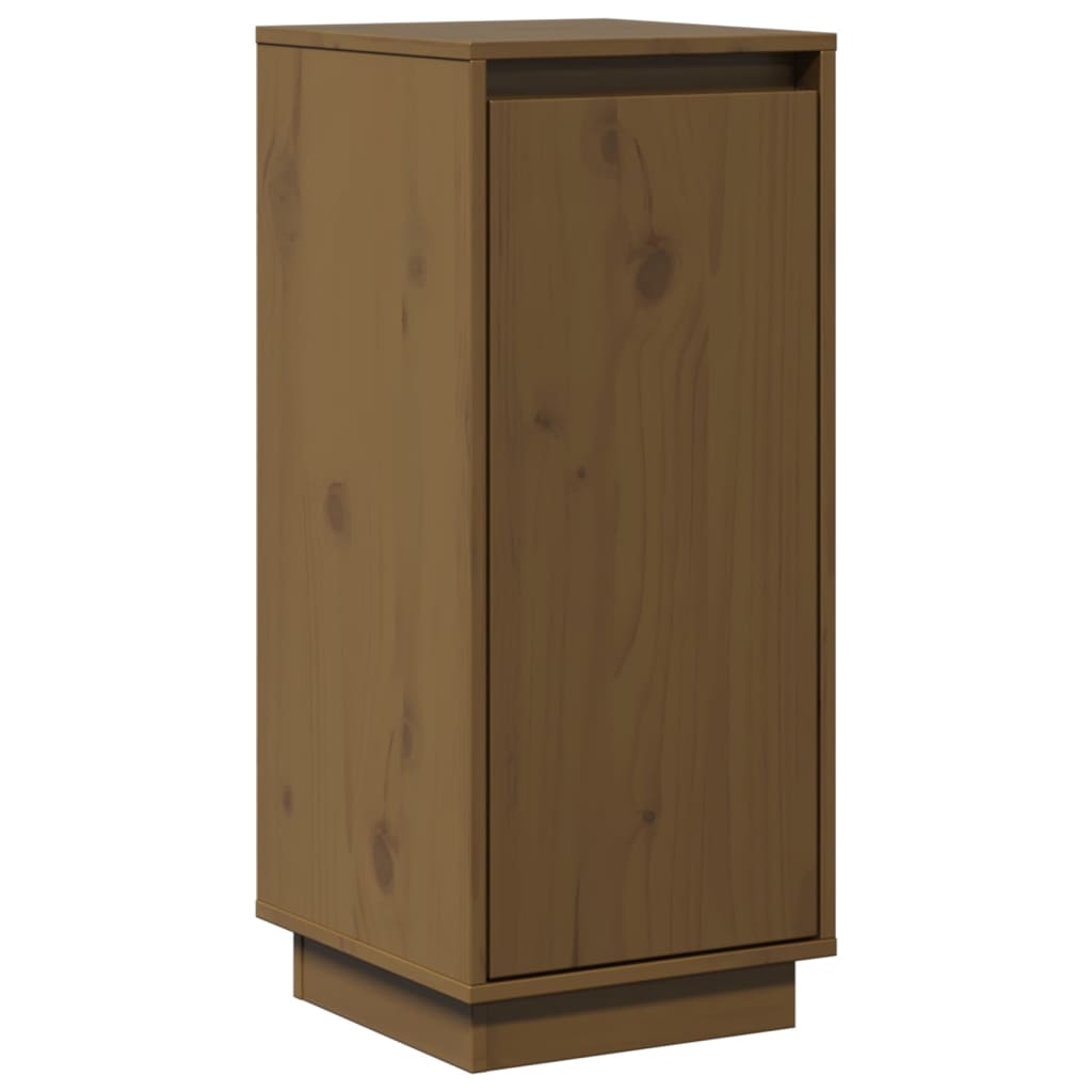 Sideboards 2 pcs Honey Brown 31.5x34x75 cm Solid Wood Pine