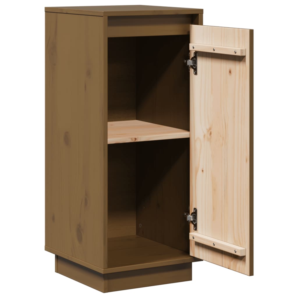 Sideboards 2 pcs Honey Brown 31.5x34x75 cm Solid Wood Pine