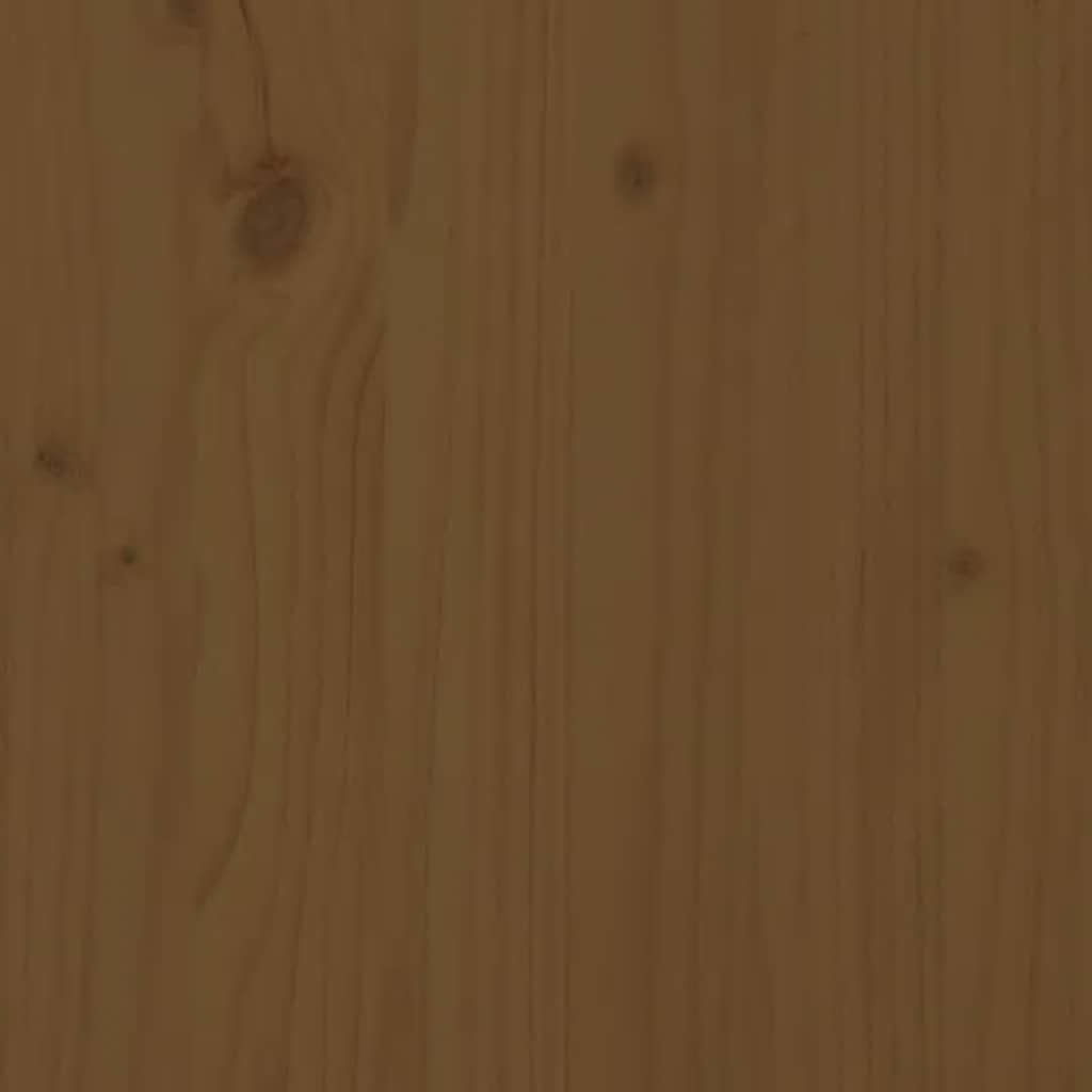 Sideboard Honey Brown 60x34x75 cm Solid Wood Pine