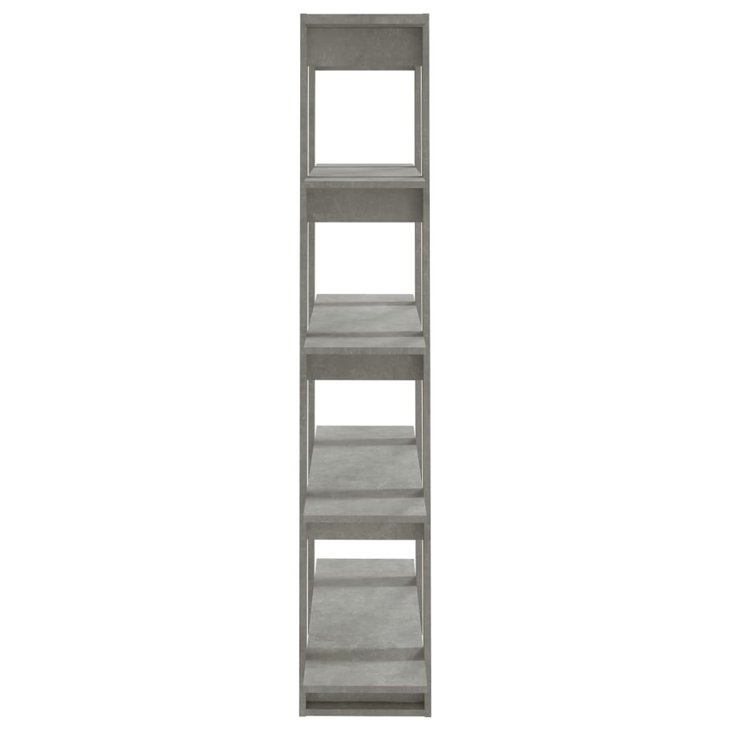 Book Cabinet/Room Divider Concrete Grey 100x30x160 cm