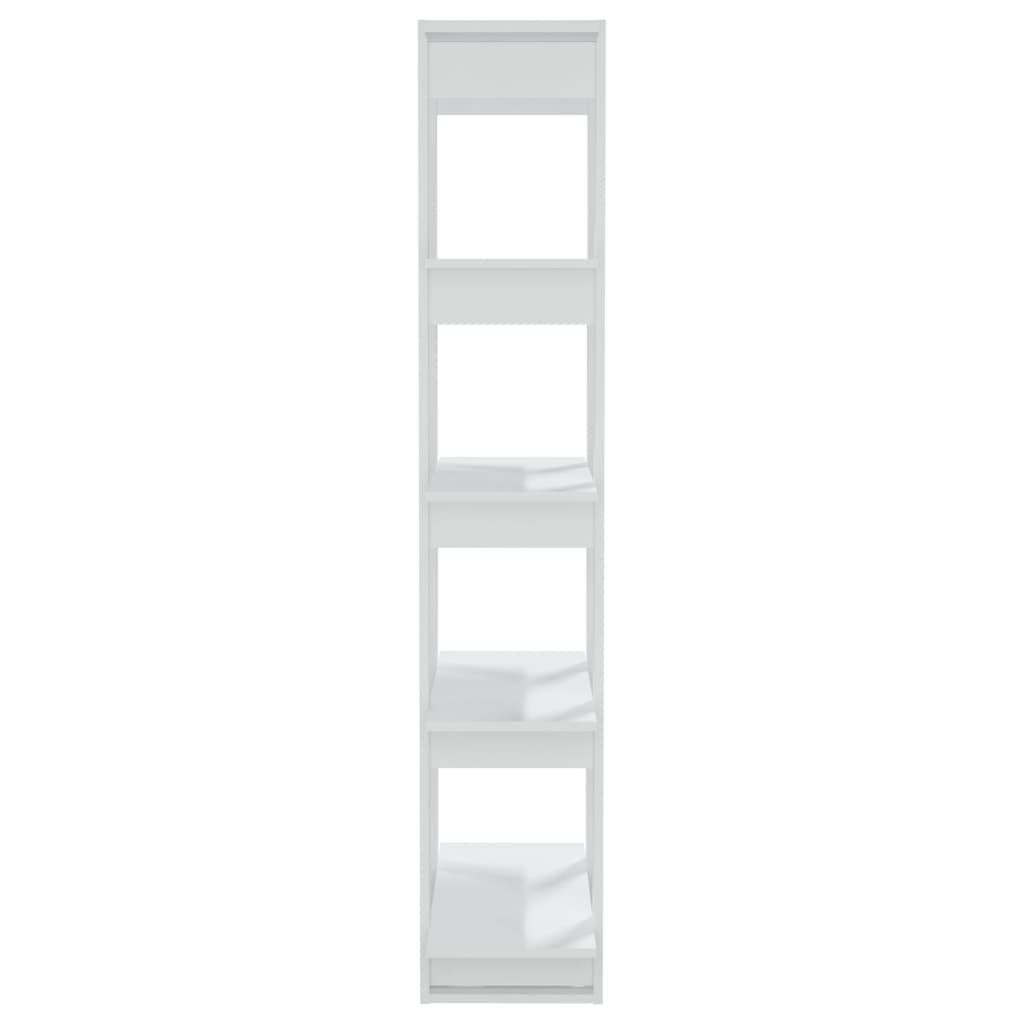 Book Cabinet/Room Divider White 80x30x160 cm Engineered Wood