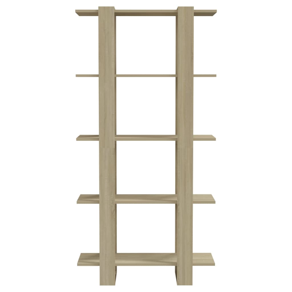 Book Cabinet/Room Divider Sonoma Oak 80x30x160 cm Engineered Wood