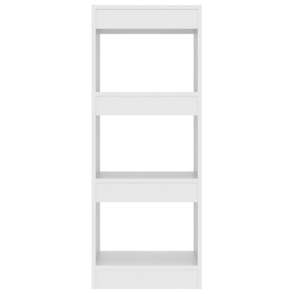 Book Cabinet/Room Divider White 40x30x103 cm Engineered Wood