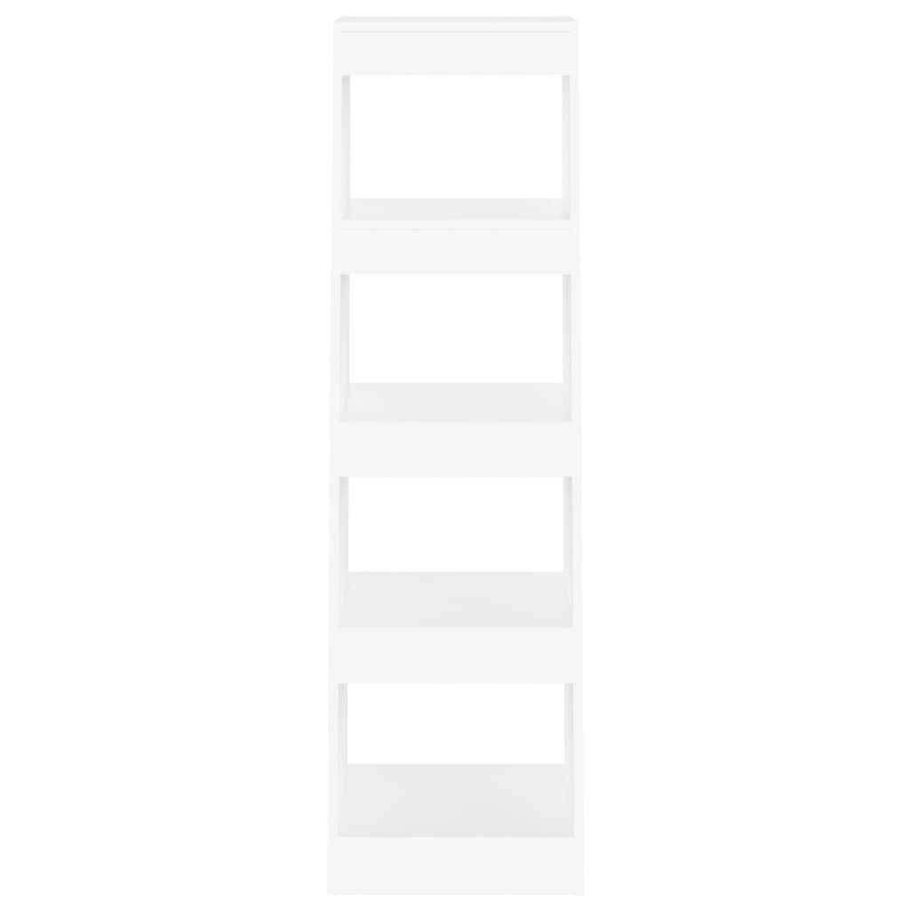 Book Cabinet/Room Divider White 40x30x135 cm