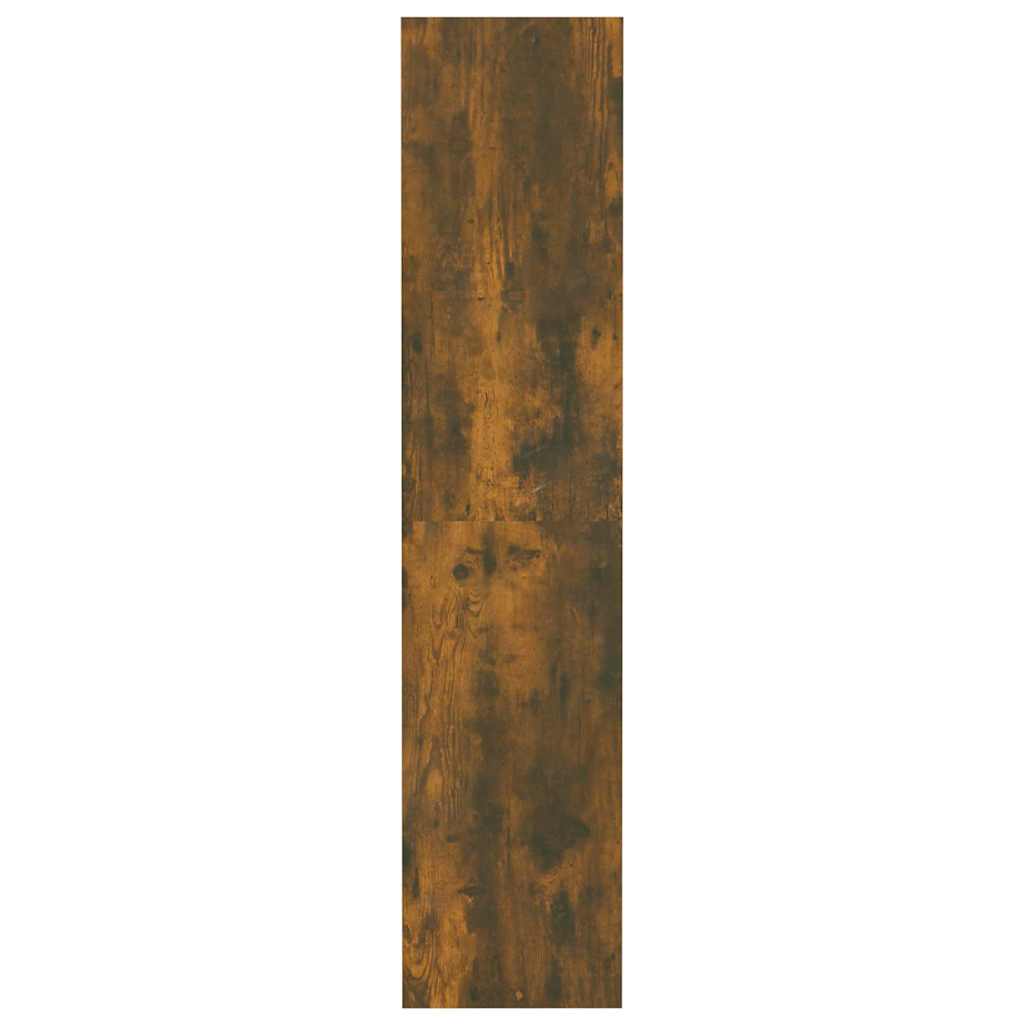 Book Cabinet/Room Divider Smoked Oak 80x30x135 cm Engineered Wood