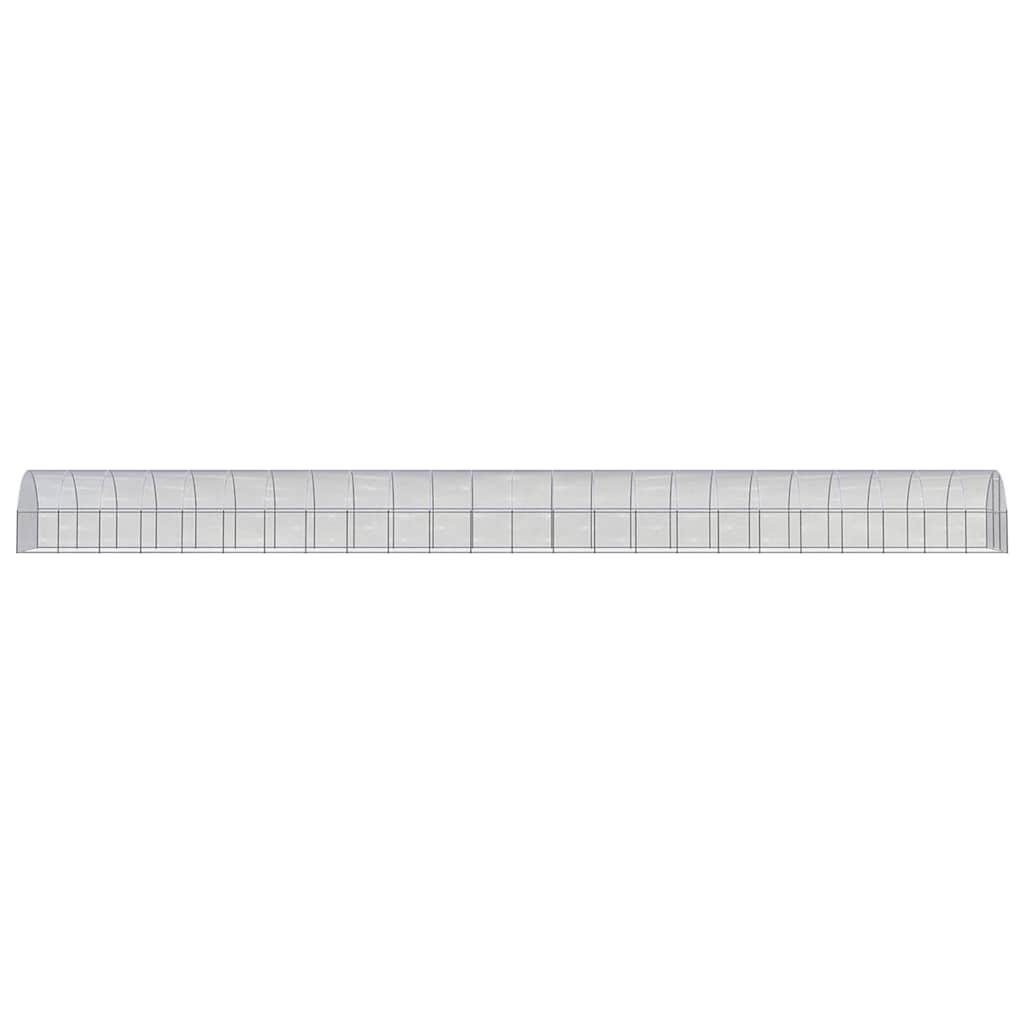 Outdoor Chicken Coop 3x24x2 m Galvanised Steel