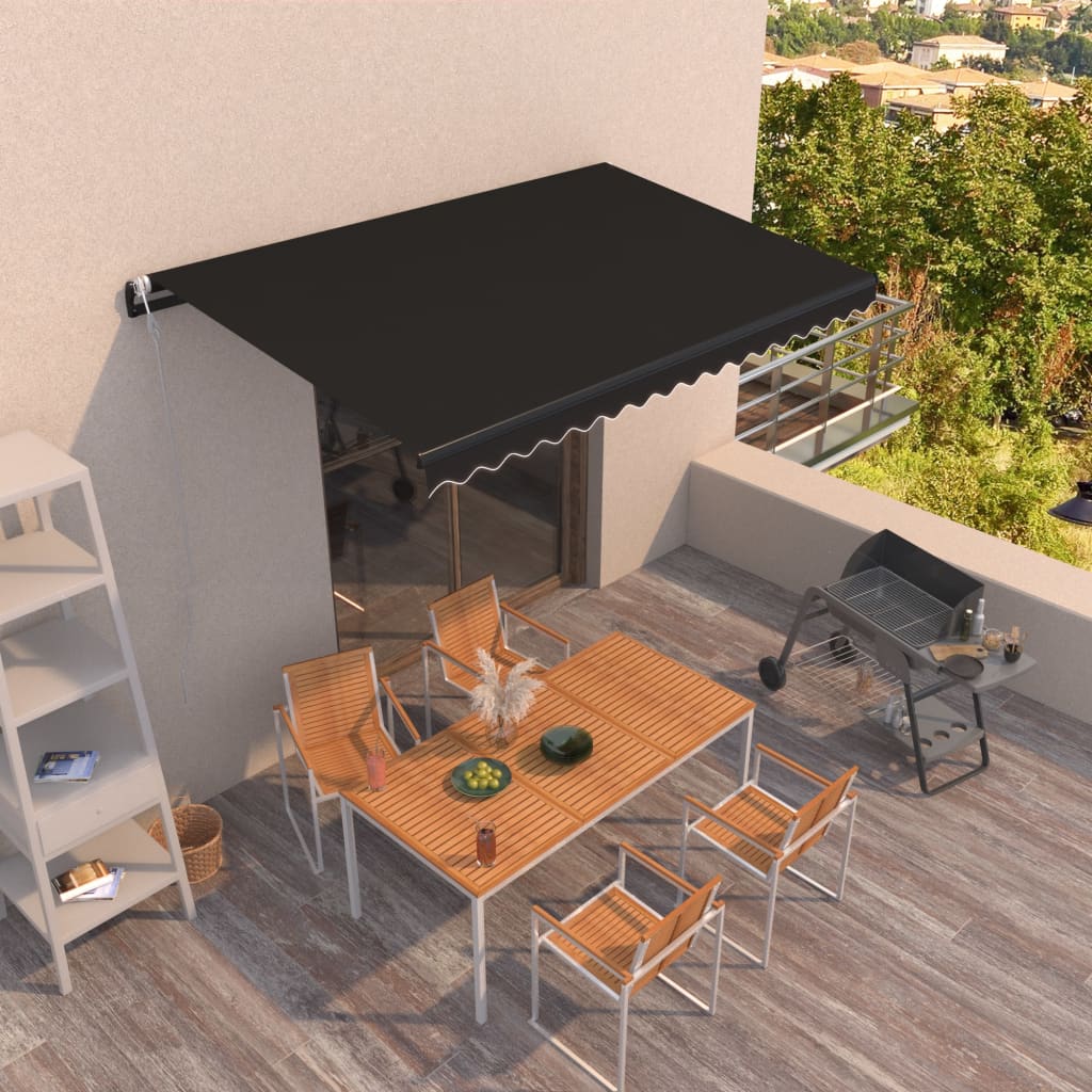 Automatic Retractable Awning 450x300 cm Anthracite