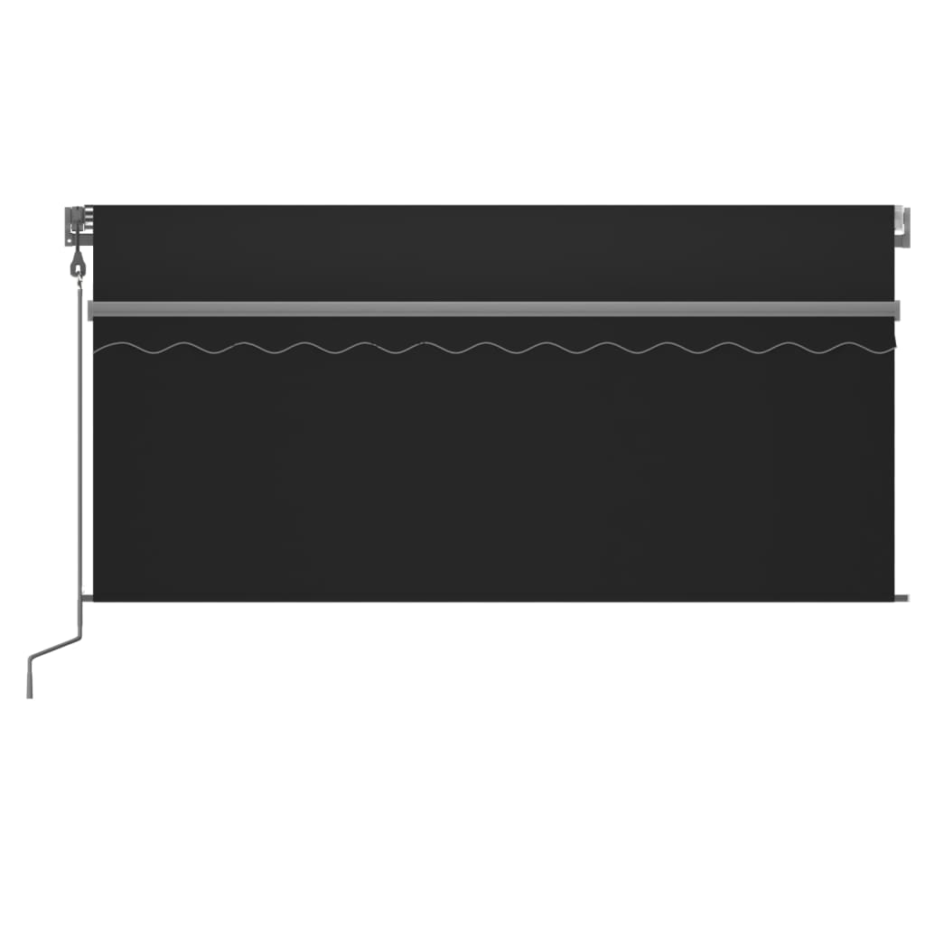 Automatic Retractable Awning with Blind 3x2.5m Anthracite