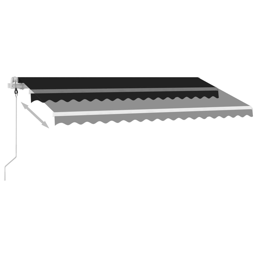 Freestanding Automatic Awning 400x350 cm Anthracite
