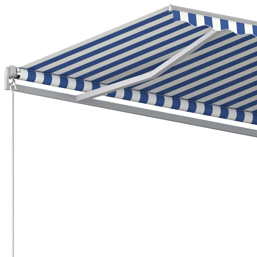 Freestanding Automatic Awning 300x250cm Blue/White