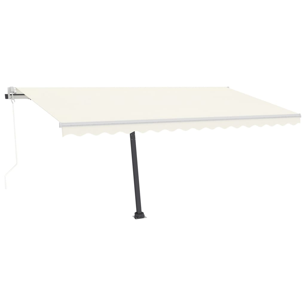 Freestanding Automatic Awning 400x300 cm Cream