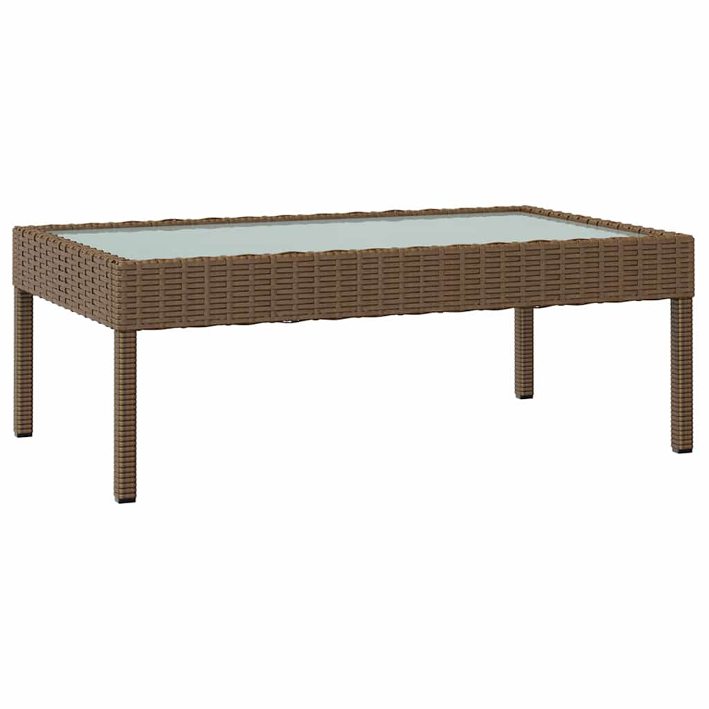 16 Piece Garden Lounge Set with Cushions Poly Rattan Brown