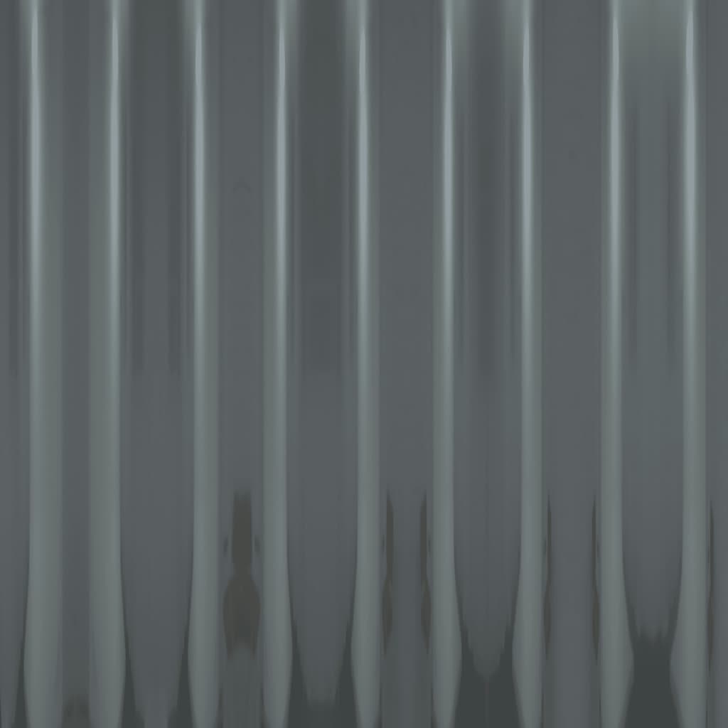 Roof Panels 12 pcs Galvanised Steel Anthracite 100x36 cm