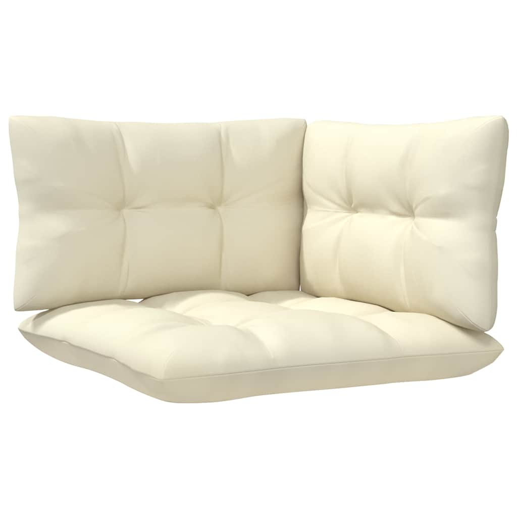 6 Piece Garden Lounge Set with Cushions Solid Pinewood