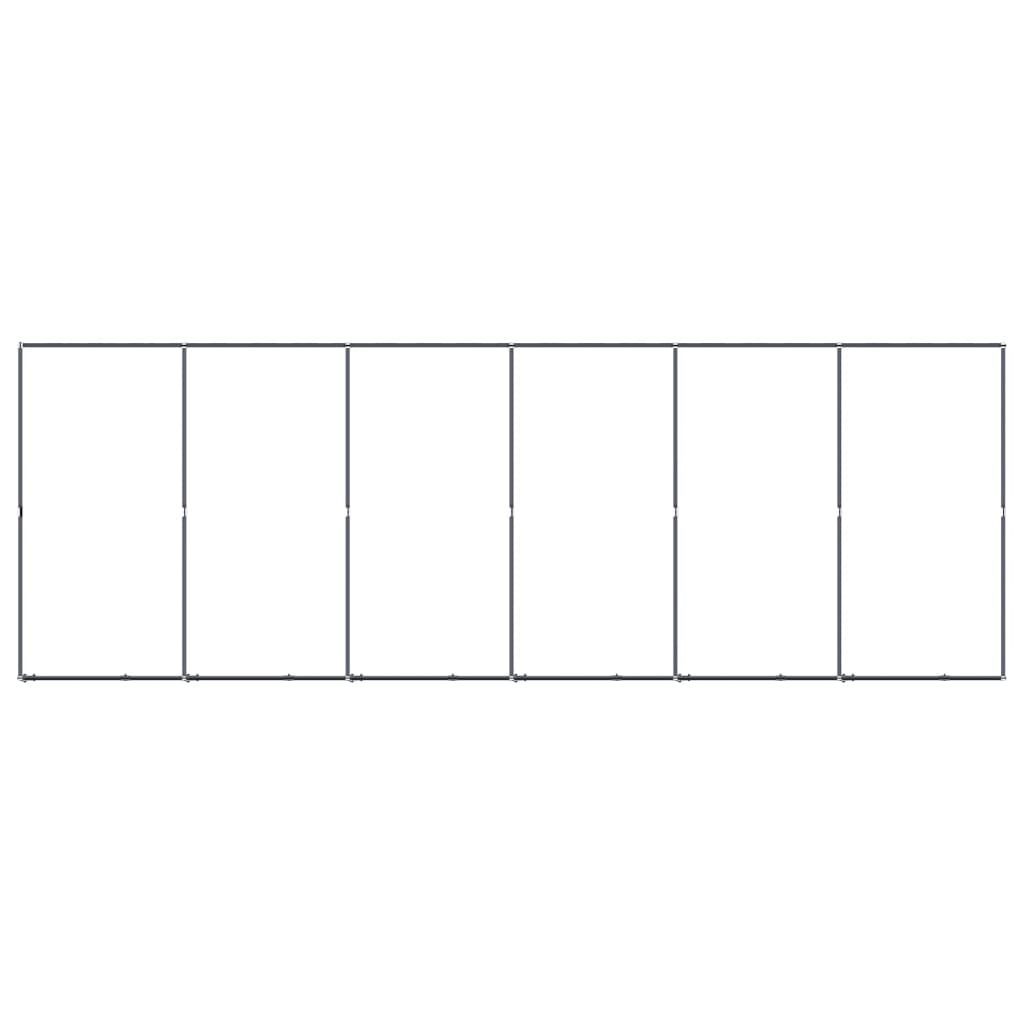 Outdoor Dog Kennel Steel 11.06 m²